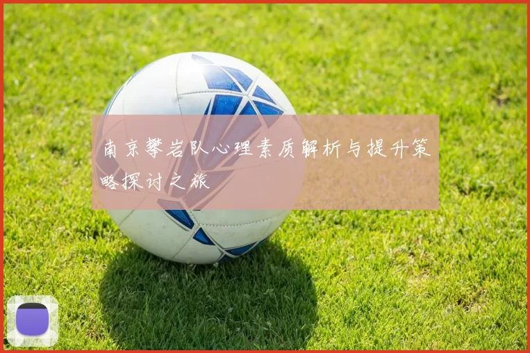 南京攀岩队心理素质解析与提升策略探讨之旅